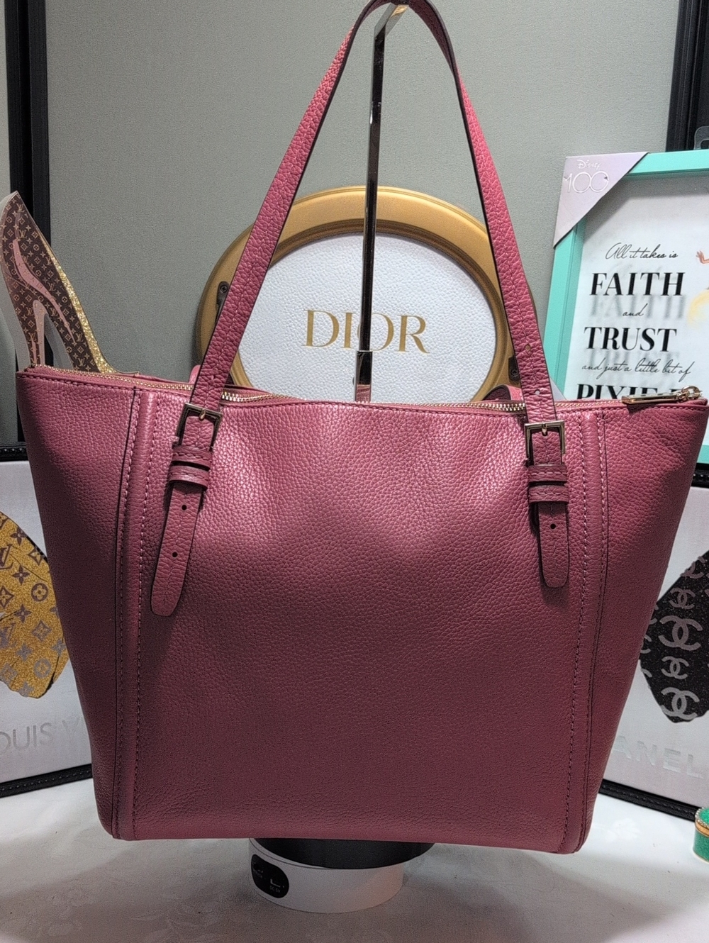 Kate Spade Orchard Street Maya Large Leather ShoulderbBag / Tote w/ Tassel 1 - Picture 9 of 17